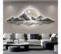 Générique Décoration Murale Artistique 3D avec éclairage, Sculpture Murale de Paysage for Décoration Intérieure Moderne, Applique Décorative for Salon, Chambre, Bureau