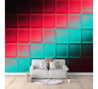 Générique Décoration Murale Couleurs Pixel, Poster Mural Chambre Géométrie Carréeambiance Confortable Esthétique Raffinée Solution Rénovation Rapide Installation Sans Effort Écologique 450X315cm