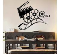 Générique Décoration Murale en Forme de Bobine de Film en métal, Style caméra de cinéma Vintage, pour Les cinéphiles, décoration pour Le Salon, la Chambre, Le Couloir et Les escalier