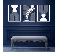 Générique Décoration Murale en métal Noir, Vert Sauge, Style bohème, décoration végétale, Art Mural en métal, décoration d'œuvre d'art, pour Salon, Chambre, Couloir et escaliers, décoration d'int