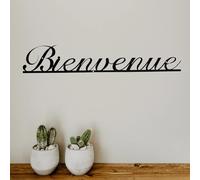Générique DECORATION MURALE EN METAL pour intérieur ou extérieur. BIENVENUE