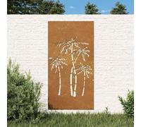 Générique Décoration Murale Jardin 105x55 cm Acier corten Design Palmier,Affiches, reproductions & œuvres Graphiques,2.8KG-824485