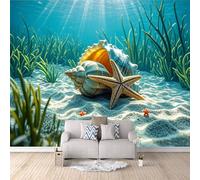 Générique Décoration Murale Océan Sous-Marin, Papier Peint Enfant Mer, Océan, Poissons, Récifs Coralliens, Tortuesfond Mur Tv Transforme Votre Pièce Idéal Pour Locations Écologique 300X256cm