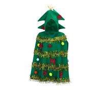 Générique Decoration Noel Sapin - Cape à capuche pour adulte - Poncho elfe - Père Noël - Cape à capuche - Costume d'Halloween - Vacances - Cosplay