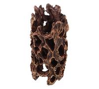 Générique Décoration pour Aquarium en Résine Marron, Trou d'arbre Simulé Offrant Un Refuge Stable pour Poissons, pour Aquarium et Cachette Naturelle