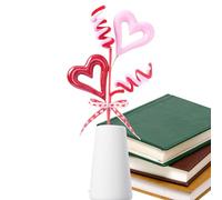 Générique Décoration Saint-Valentin | Branche de Baies Rouges en Forme de Cœur,Branches en Forme de Cœur avec des Baies Rouges - pour Centre de Table de Mariage Fête Saint-Valentin Proposition Noël