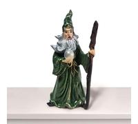Générique Décoration Sorcière Suspendue Halloween - Figurine Collection Résine | Ornements Table Sable Psychologique | Sculpture Bureau Gothique pour Thèmes Magicien Rétro et Malédiction Mystérieuse