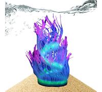 Générique Décorations d'aquarium Anémones de mer | Ornements Souples en Silicone d'Anémones pour Aquarium | Décoration Aquatique Artificielle pour Chambre et Hôtel