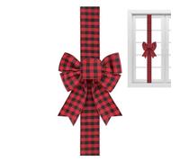 Générique Décorations De De Noël - Grandes Décorations De Noël - Rouges et Noirs de Fêtes - pour Décoration Maison Guirlande Armoire Porte Fenêtre Cheminée Cuisine Salon Bureau