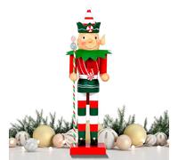 Générique Décorations de Noël Casse-Noisette, Décoration de Bureau Casse-Noisettes pour Les Fêtes, Objet de Collection en Bois de 38 cm pour Centre de Table Cheminée Étagère Décoration Festive