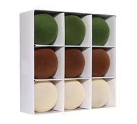 Générique Décorations de Noël en velours de 8 cm, décorations d'arbre festives pour vitrines de vacances (3) (C, One Size)