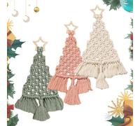 Générique Décorations de Noël pour Sapin - Décorations Tressées pour Sapin | Kit Loisir Débutants Chambre Salon Dorm Maison Femmes Hommes