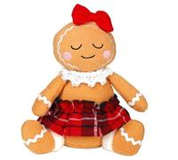 Générique Décorations De Pain D'Épice - Ornements en Peluche Douce Personnages Assis | Figurines Festives pour Table Maison Cuisine Bureau Jardin Fenêtre Plateau Étagé
