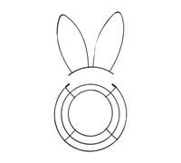 Générique Décorations de Pâques- Fleurs artificielles - lapin - Guirlande de bienvenue - Couronne murale en métal - Décoration de printemps pour Pâques, mariage,