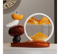 Générique Décorations De Peinture Au Sable Fluide, Art du Sable 3D Dynamique avec Mouvement Liquide, Œuvres d'art Décoratives Dynamiques pour Le Salon Et Le Bureau,A,1