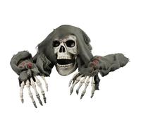 Générique Décorations De Piquets Squelettes | Accessoire De Scène d'horreur - Bras de Crâne Décorations Halloween Piquets de Jardin - pour Allée, Jardin, Pelouse, Cimetière, Organisateurs