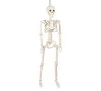 Générique Décorations de Squelettes d'halloween | Grand Squelette Humain Décoratif | Osseux Articulé de 90 cm pour Jardin Chambre Maison Hantée Terrasse