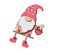 Générique Décorations de Table de Jour Centres de Table Valentine Gnomes Shelf Sitter avec Jambes Pendantes Décorations de la Saint-Valentin Décorations de Valentines Gnomes