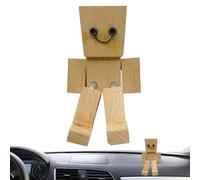 Générique Décorations de Tableau de Bord pour Voiture, Bois Pieds Trembleurs, Accessoires Auto Mignons pour Voyages Camping Plage Van
