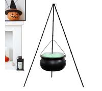 Générique Décorations d'halloween à l'intérieur - Caudron de sorcière en Plastique Noir Pratique | Cauldronn Halloweenn décor avec Magie Flottant | Halloween Grand Chaudron pour Table
