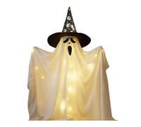Générique Décorations d'halloween Outdoor,Debout Automate Halloween Décoration Fantôme,Lumières pour Porches,Ghost Effrayant avec Télécommande,Perfect for Lawn, Party (D)