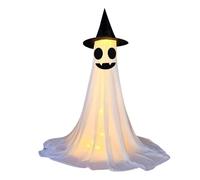 Générique Décorations d'halloween Outdoor,Debout Automate Halloween Décoration Fantôme,Lumières pour Porches,Ghost Effrayant avec Télécommande,Perfect for Lawn, Party, Porches (F)