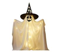 Générique Décorations d'halloween Outdoor,Debout Automate Halloween Décoration Fantôme,Lumières pour Porches,Ghost Effrayant avec Télécommande,Perfect for Lawn, Party (C)