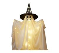 Générique Décorations d'halloween Outdoor,Debout Automate Halloween Décoration Fantôme,Lumières pour Porches,Ghost Effrayant avec Télécommande,Perfect for Lawn, Party (B)