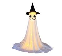 Générique Décorations d'halloween Outdoor,Debout Automate Halloween Décoration Fantôme,Lumières pour Porches,Ghost Effrayant avec Télécommande,Perfect for Lawn, Party, Porches (A)