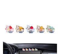 Générique Décorations pour Tableau de Bord,5 Pièces d'Ornement Mignon et Drôle,Figurines Miniatures de Chevaux | pour Femmes Et Hommes Bureau Maison Intérieur Auto Tableau De Bord Rétroviseur