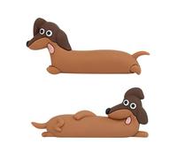 Générique Décorations pour Tableau de Bord | Deux pièces Miniature Teckel Figurine pour Table - Décor Dash Auto,pour Les Cadeaux de fête au Travail, intérieur, Maison, étagère, écran d'ordinateur,