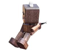 Générique Décorations pour Tableau De Bord Voiture,Figurine Humaine en Bois pour Tableau De Bord Automobile - Oscillant avec Diffuseur D'Huiles Essentielles pour Voiture Taxi Utilitaire Camping-Car