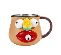 Générique Decorative Coffee Mug - Classic Hot Cup, Tea Cups with Milk Cups Design, Stylish Mug for Cocoa Sipping, Home Mugs, Drink Cup for Kitchen, Restaurant and Coffee Service