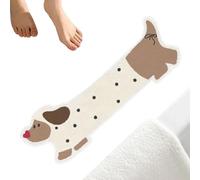 Générique Decorative Dog Rug, Non-Slip Dog Mat, Fuzzy Dog Rug, Bedroom Dog Mat, Dachshund Floor Mat, 40×120 cm, Dachshund Cartoon Dog Rug with Fuzzy Non-Slip Design for Kids’ Room