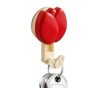 Générique Decorative Flower Hooks, Reusable Suction Cup Hanger, Cartoon Cutlery Holders, Strong Vacuum Wall Mount, Damage Free Removable Pegs For Kitchen Bathroom Glass Door Window