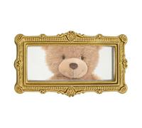 Générique Decorative House Mirrors | Seamless Furniture Matching | 4.2x2.5x0.6cm | Doll House Wall Accessory | Miniature Decorative Mirrors | Antique Style | For Crafts Bedroom Display