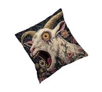 Générique Decorative Throw Pillow Covers,45x45cm Soft Screaming Goat | Screaming Goat Throw Pillow Cases - for Bedroom Couch Sofa Chair Bed Car Office Dorm Apartment Farmhouse Restaurant