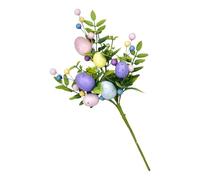 Générique Decorazione Floreale Uova Di Pasqua - 40 Cm Decorazioni per per Occasioni Festive | Con Uova Pasquali | per Centrotavola Da Tavolo per Feste Riunioni Soggiorno