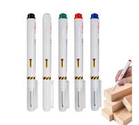Générique Deep Hole Markers - PP, Deep Reach Marker, 5 Piece Colorful Waterproof | 20mm Permanent,Ink Marking Tool For Construction Builders, Bathroom, Woodworking, Metal, Steel, Tile, Glass