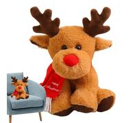 Générique Deer Doll - 11.8 inches Nights in | Fawn Plush Toy | Soft Stuffed Deer Toys, Christmas Plushs Animal for Kids, Holiday Deers Toy, Festive-Themed Plush for Kids & Adults, Cozy Holiday Deco