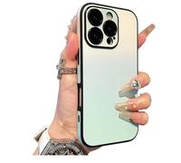Générique Defendcase Gradient Color Lens Film All Inclusive for iPhone Case, Fully Covered Edge Anti-Fall Gradient Color Mobile Case, Anti-Slip Sides, for iPhone 16/15/14/13/12Pro Max (12pro,Green)
