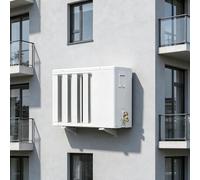 Générique Déflecteur de Climatiseur，Sortie d'air Anti-Vent Direct Cache de Déflecteur d'air Universel，Cache Compresseur pour Mini-climatiseur Split Toutes Saisons