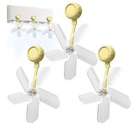 Générique Déflecteur de Ventilation | Lot de 3 Déflecteurs d'Air avec Ventouses - Guide Anti-Soufflage Direct et Régulateurs de Flux d'Air pour Chambre Bébé, Séjour, Bureau et Chambre à Coucher