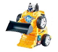 Générique Deformation Robot Toys - Electric Transforming Vehicle, STEM Educational Construction Toy | Robot with Lights and Music for Children, Skill Development Activity, Fun Interactive Playset