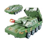 Générique Deformation Robot Toys - Electric Transforming Vehicle, STEM Educational Construction Toy | Robot with Lights and Music for Children, Skill Development Activity, Fun Interactive Playset