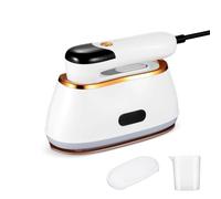 Générique Défroisseur Vapeur de Voyage Portable à Main avec Poignée Rotative 180°, Capacité 180 Ml, Design Ergonomique en Abs pour Repassage Rapide des Vêtements