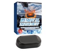 Générique Dégivreur Pare-Brise Voiture Solaire - 5cm Outil Anti-Gel Électromagnétique Désembuage pour SUV & Véhicule Sécurité Hivernale. Alternative Grattoir À Glace Portable.