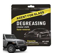 Générique Dégradant De Film Gras du Pare-Brise | Chiffon De Nettoyage Et Polissage Auto | Nettoyant Vitre Anti-Buée Et Anti-Pluie,pour Camion Motocyclette Et Élimination des Fientes d'oiseaux