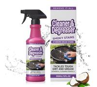 Générique Dégraissant Barbecue, 355 ML Dégraissant Puissant à Action Rapide, Nettoyant Intensif, Spray Gril Haute Résistance, pour Taches de Graisse et d'Huile, Usage Extérieur, Cuisine, Pelouse, Ja