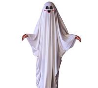 Générique Deguisement Adulte Femme,Costume De FantôMes Adulte DéGuisement De FêTe Unisexe avec Masque FantôMe Fancy Robe VêTements Cape FantôMe pour Halloween Carnaval SoiréE Masquerade